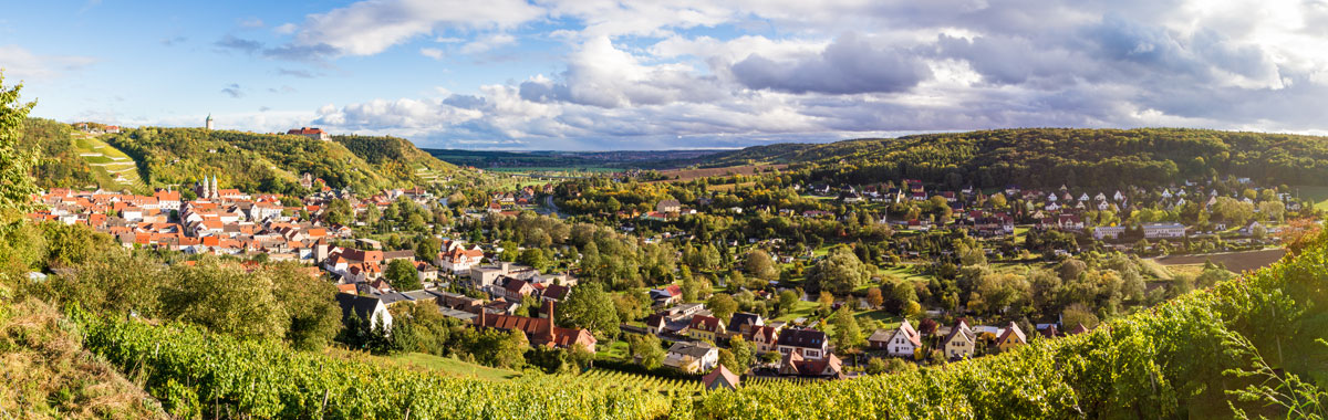 Blick über Freuburg (Unstrut)