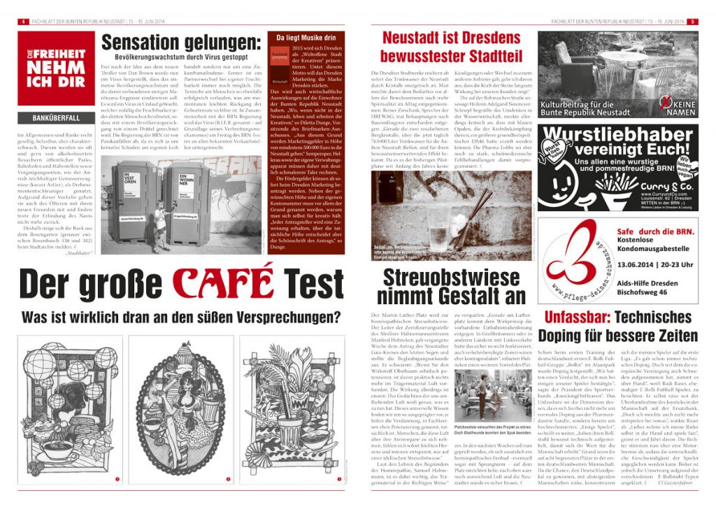 Satirezeitung zur Bunten Republik Neustadt