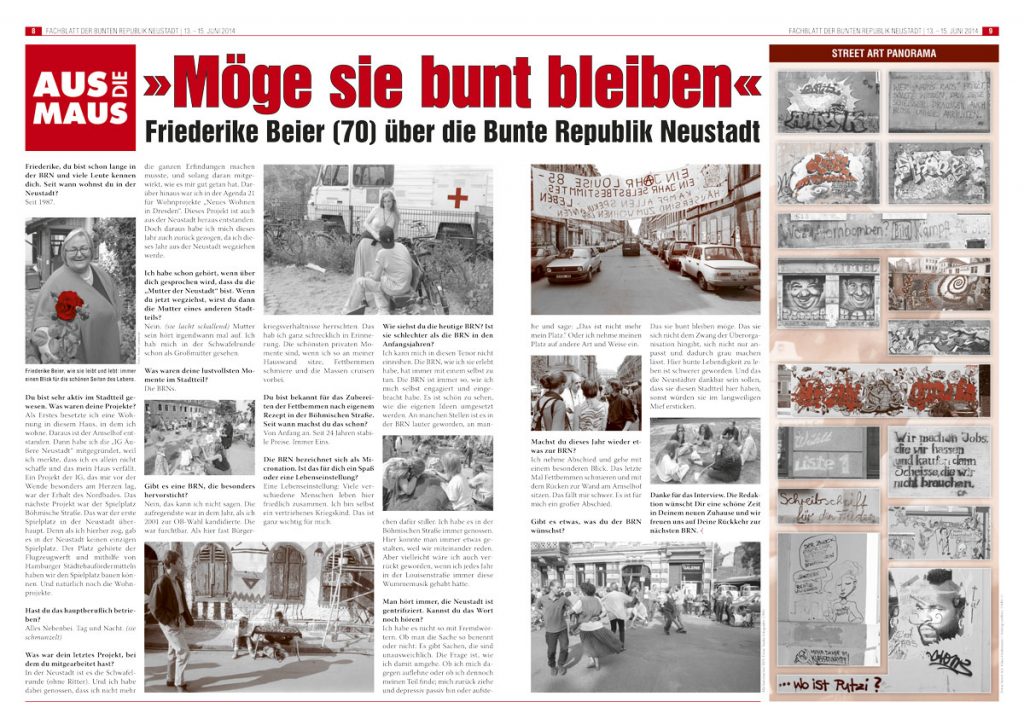 Satirezeitung zur Bunten Republik Neustadt