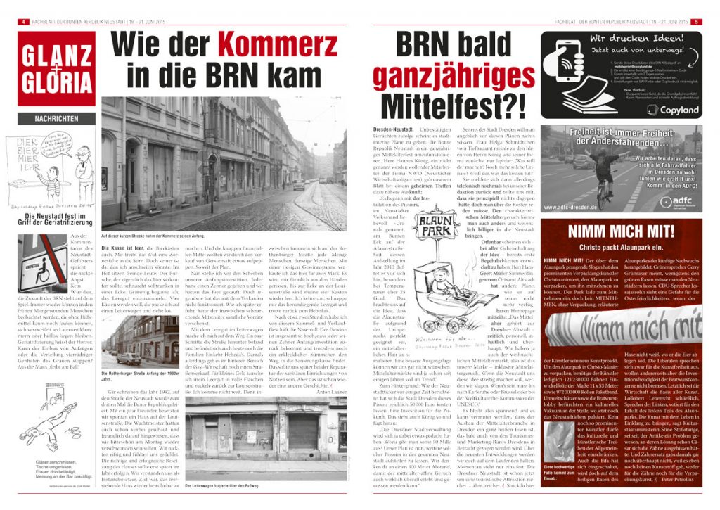 Satirezeitung zur Bunten Republik Neustadt