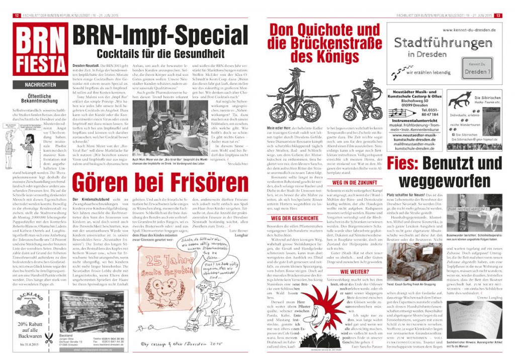 Satirezeitung zur Bunten Republik Neustadt