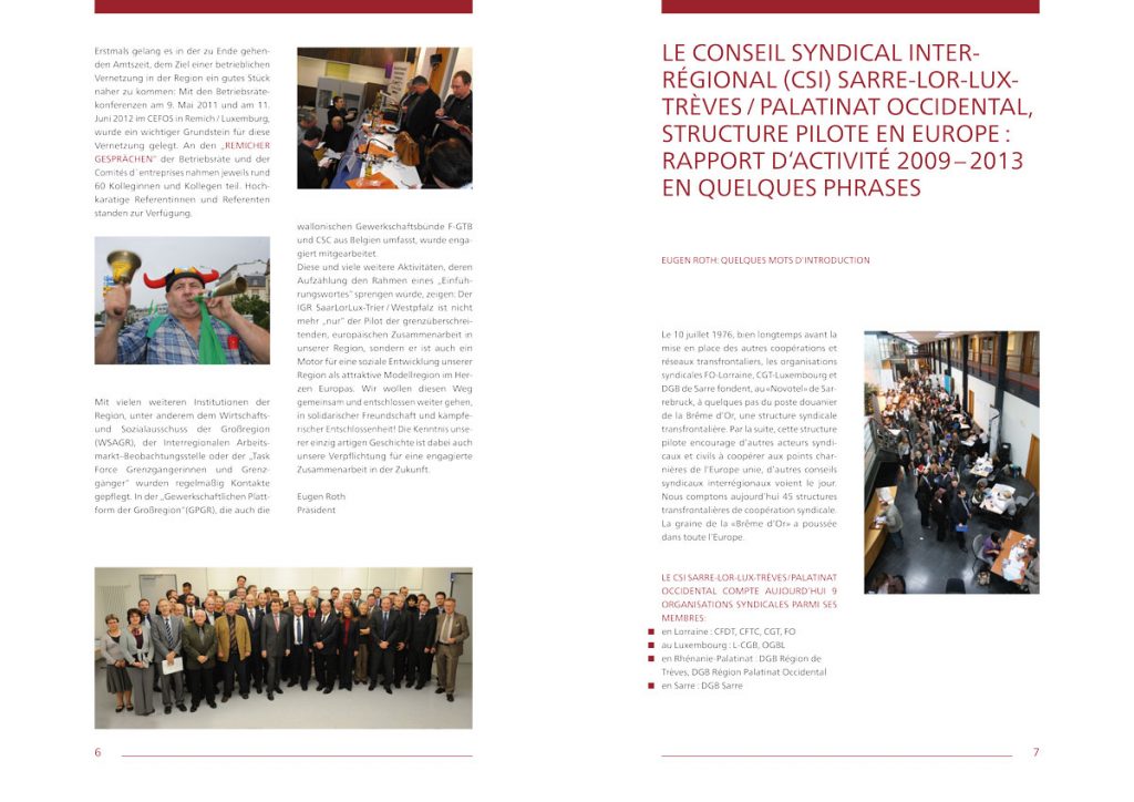 Tätigkeitsbericht des DGB Saar