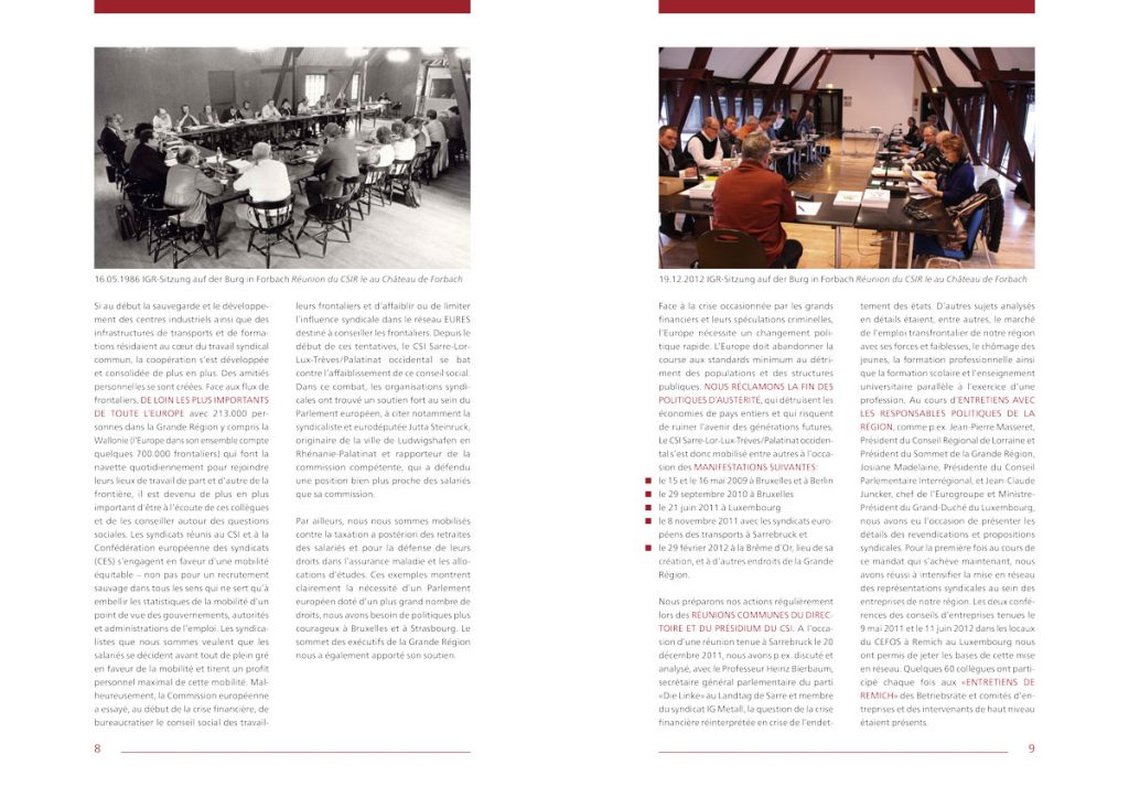 Tätigkeitsbericht des DGB Saar