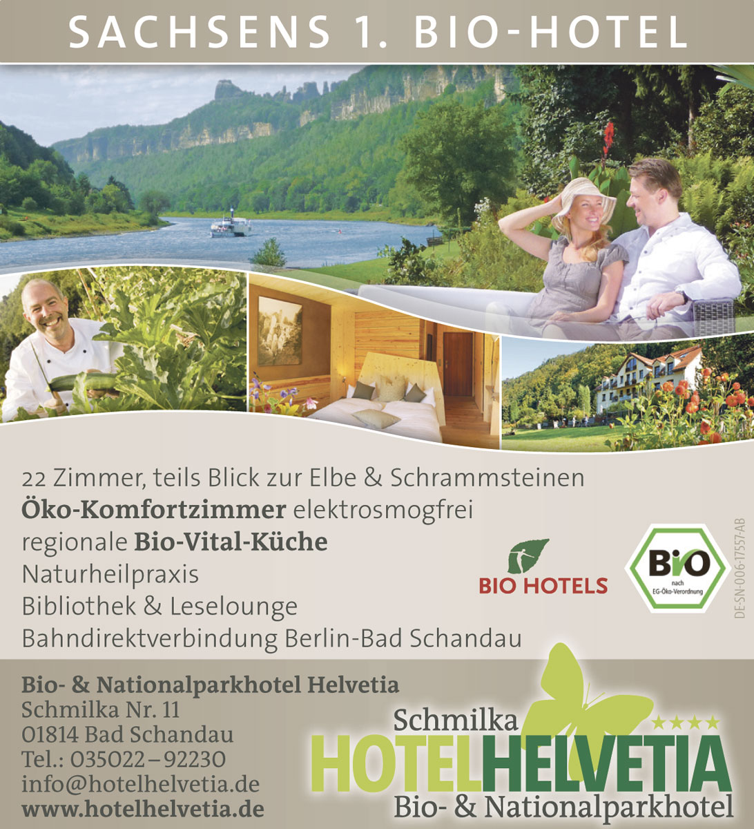 Anzeige Hotel Helvetia