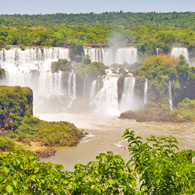 Die Wasserfälle des Iguazu