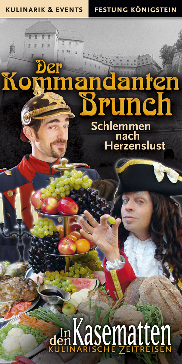 Kasematten Flyer Kommandantenbrunch