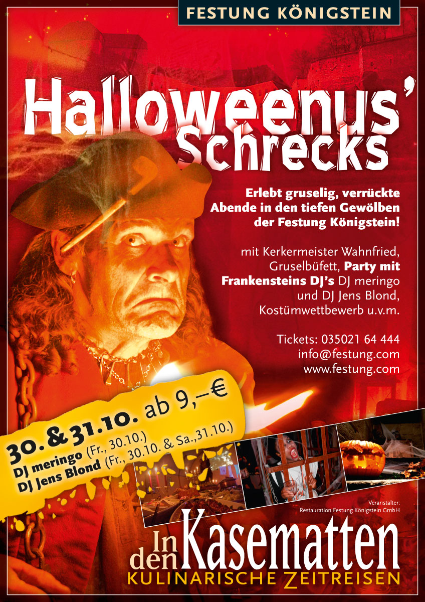 Kasematten Halloweenplakat