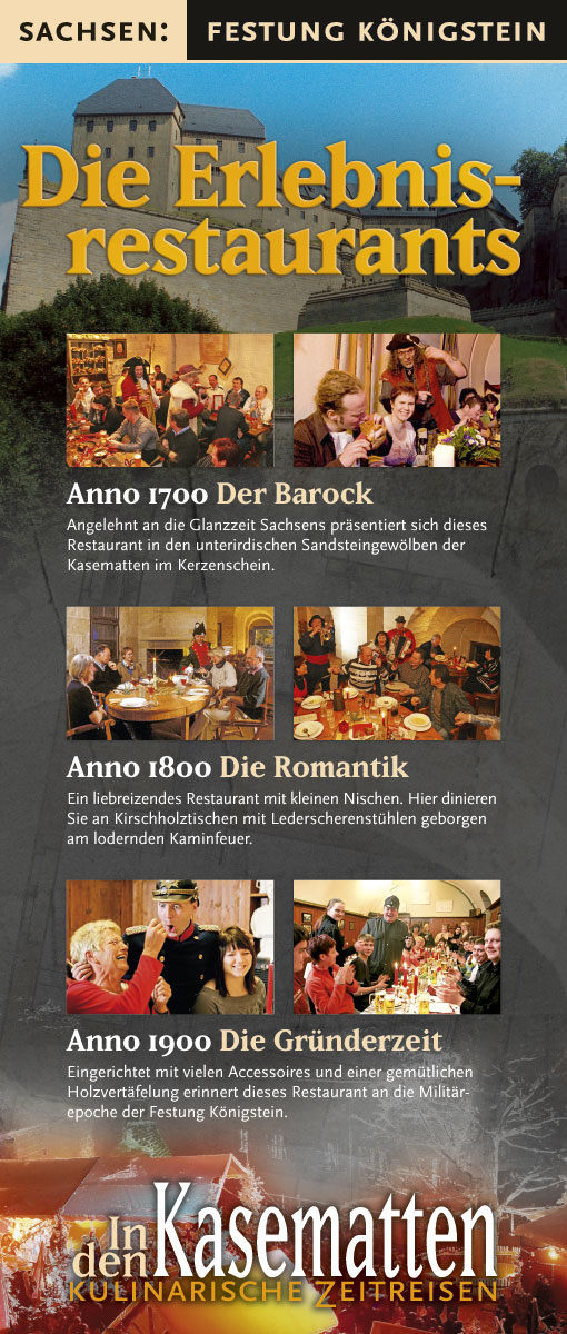 Kasematten Roll-Up der Restaurants