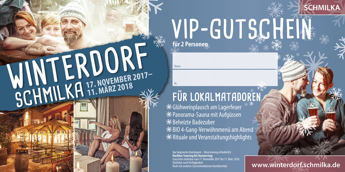 VIP-Gutschein Winterdorf Schmilka