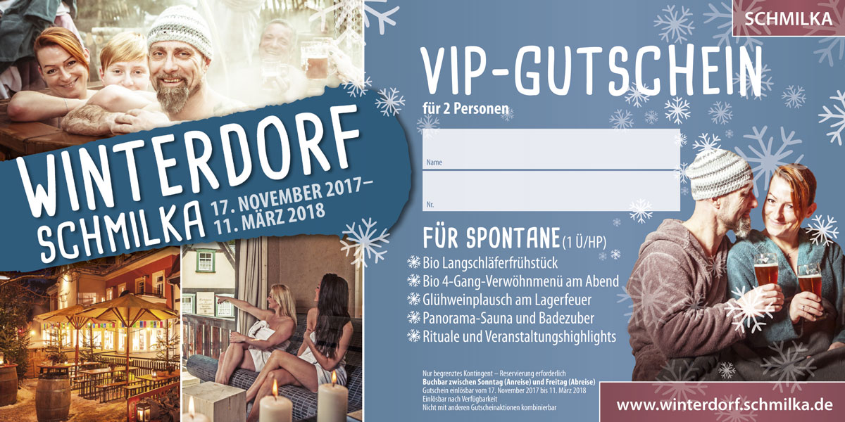 VIP-Gutschein Winterdorf Schmilka