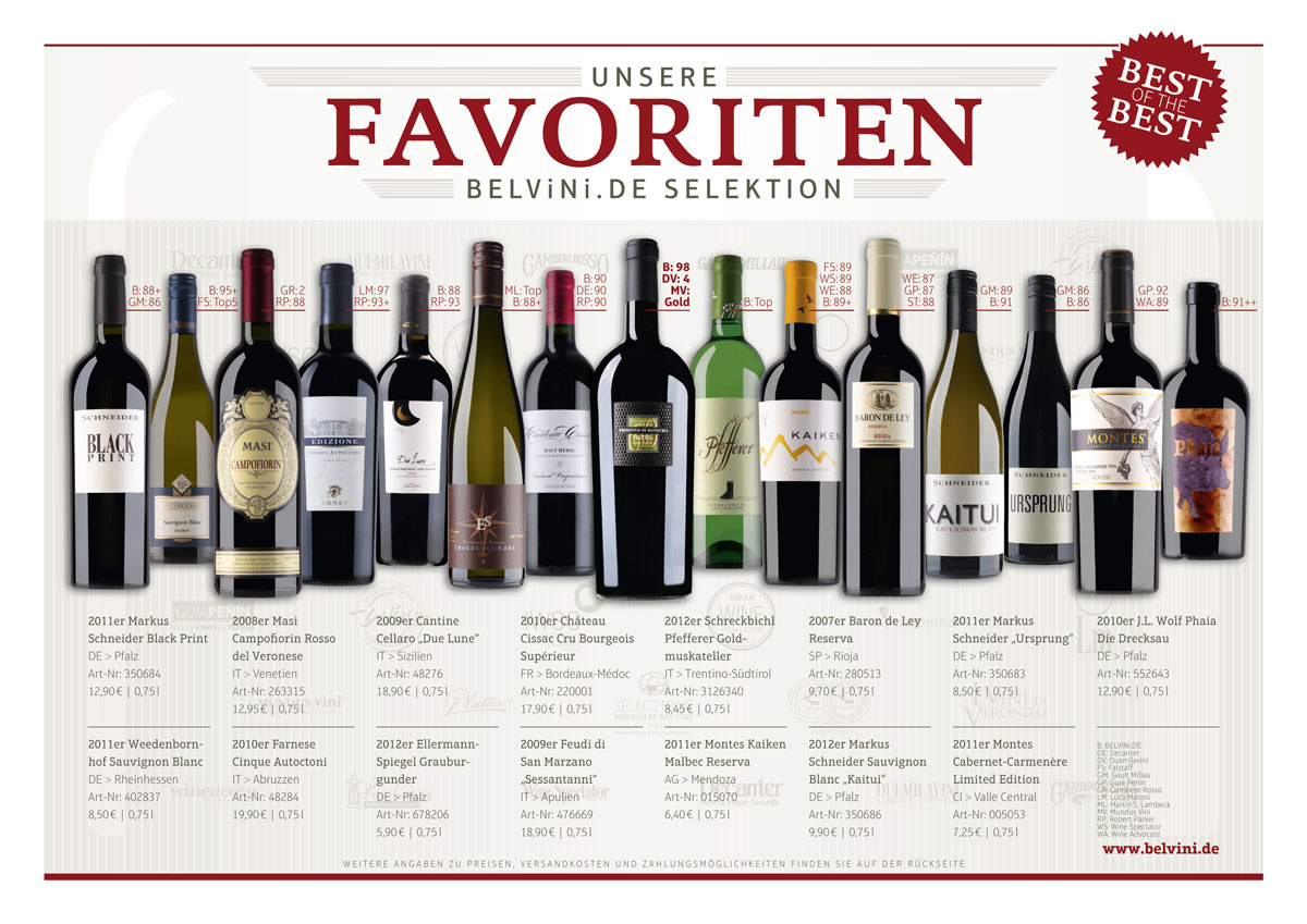 Belvini Flyer Favoriten