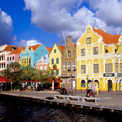 Hafenpromenade von Willemstad, Curacao