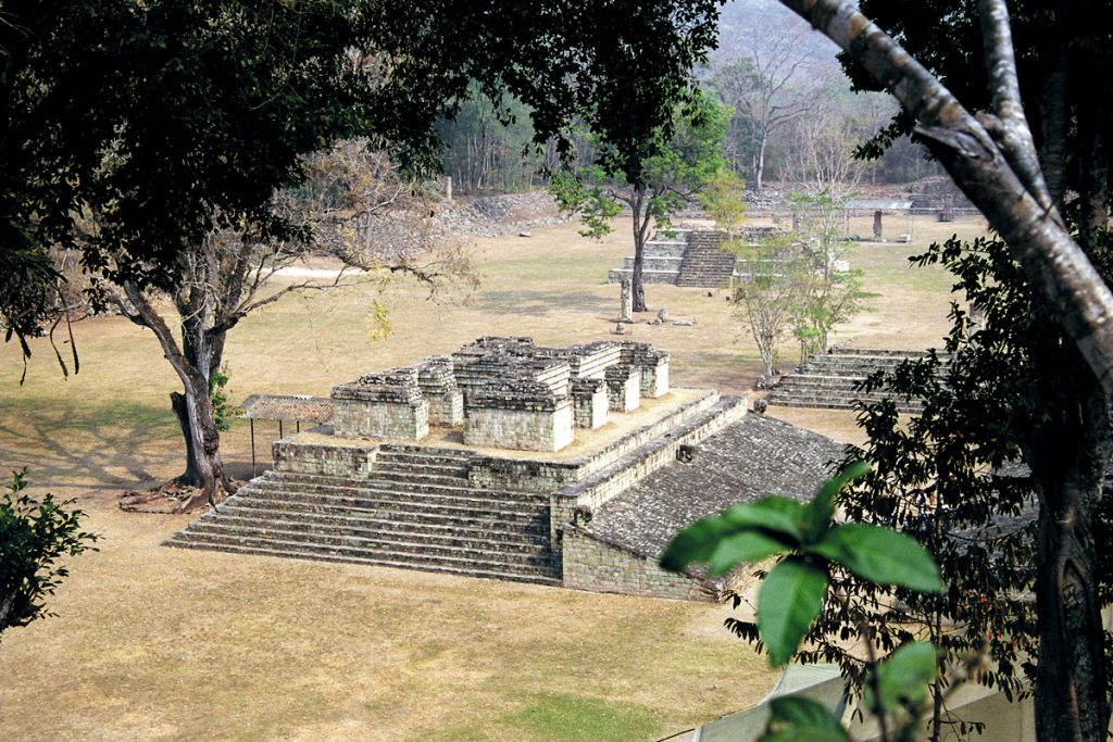 Maya Tempel In Copan, Honduras