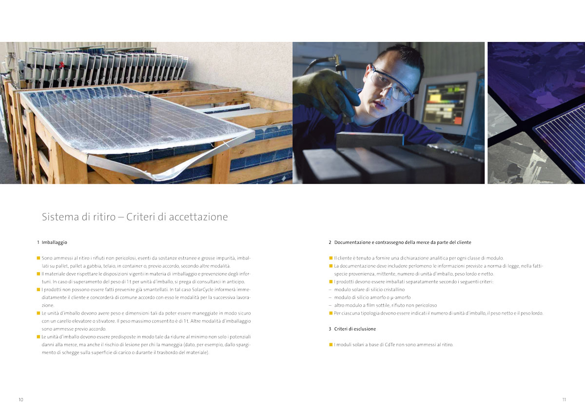 Prospekt SolarCycle italienisch