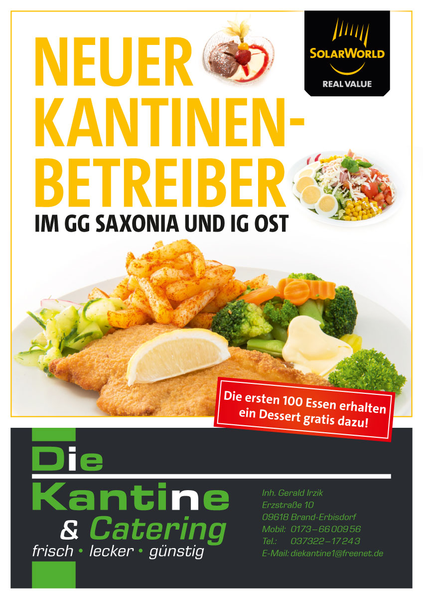 SolarWorld Plakat Kantine