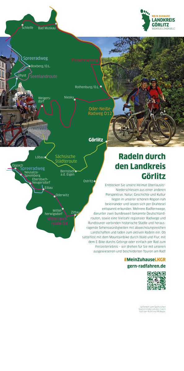 Messebanner Landkreis Görlitz Radwege