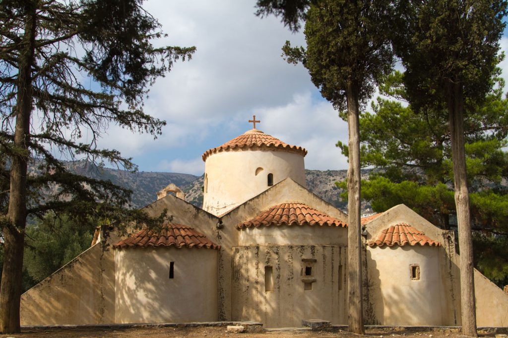 Die Kirche Panagia i Kera bei Agios Nikolaos, Kreta