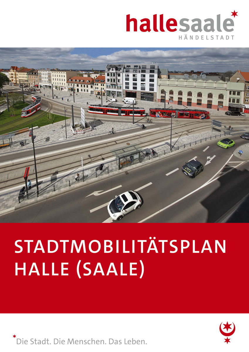 Gestaltung einer Broschüre zum Stadtmobilitätsplan der Stadt Halle (Saale)