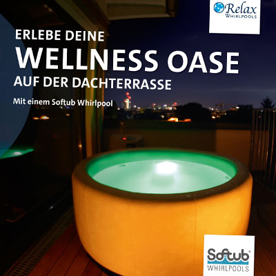 Gestaltung einer Broschüre für Relax Whirlpools