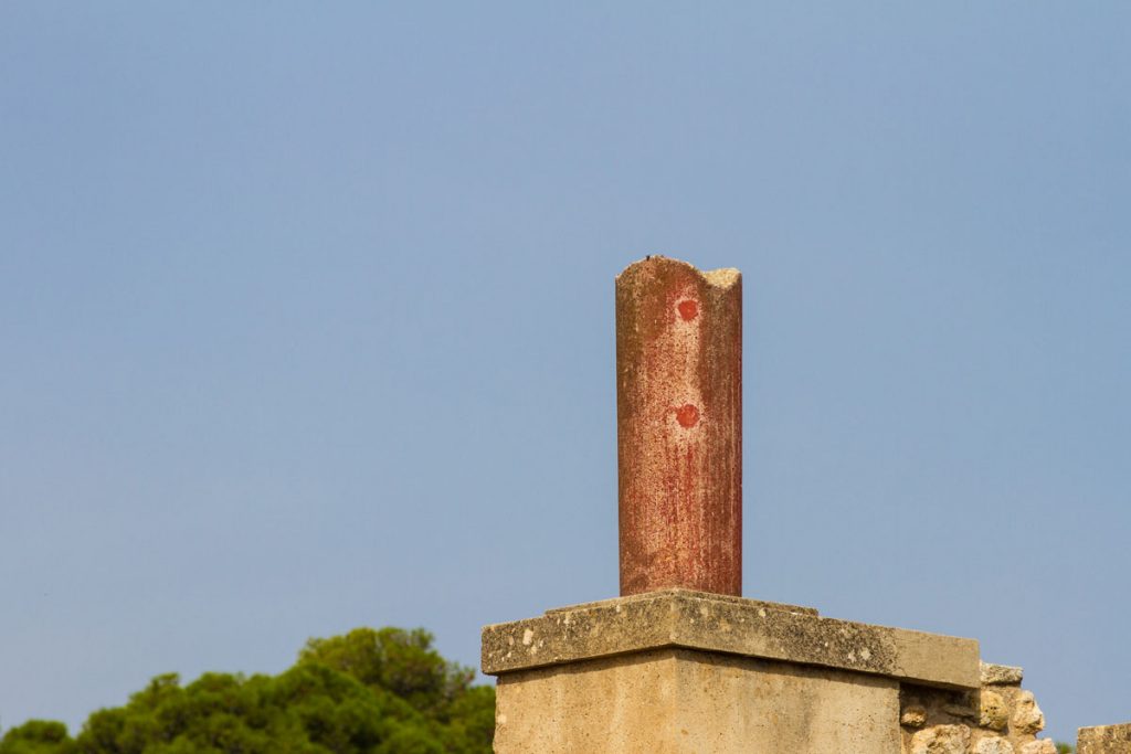 Das typische Rot von Knossos, Kreta