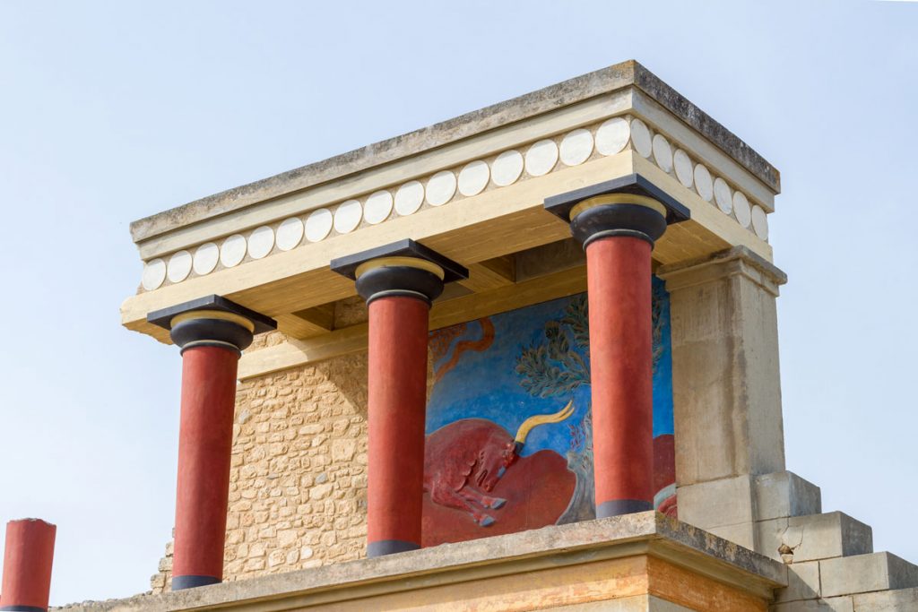 Der Palast von Knossos bei Heraklion, Kreta