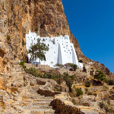 Kloster Moni Chozoviotissa auf Amorgos, Griechenland