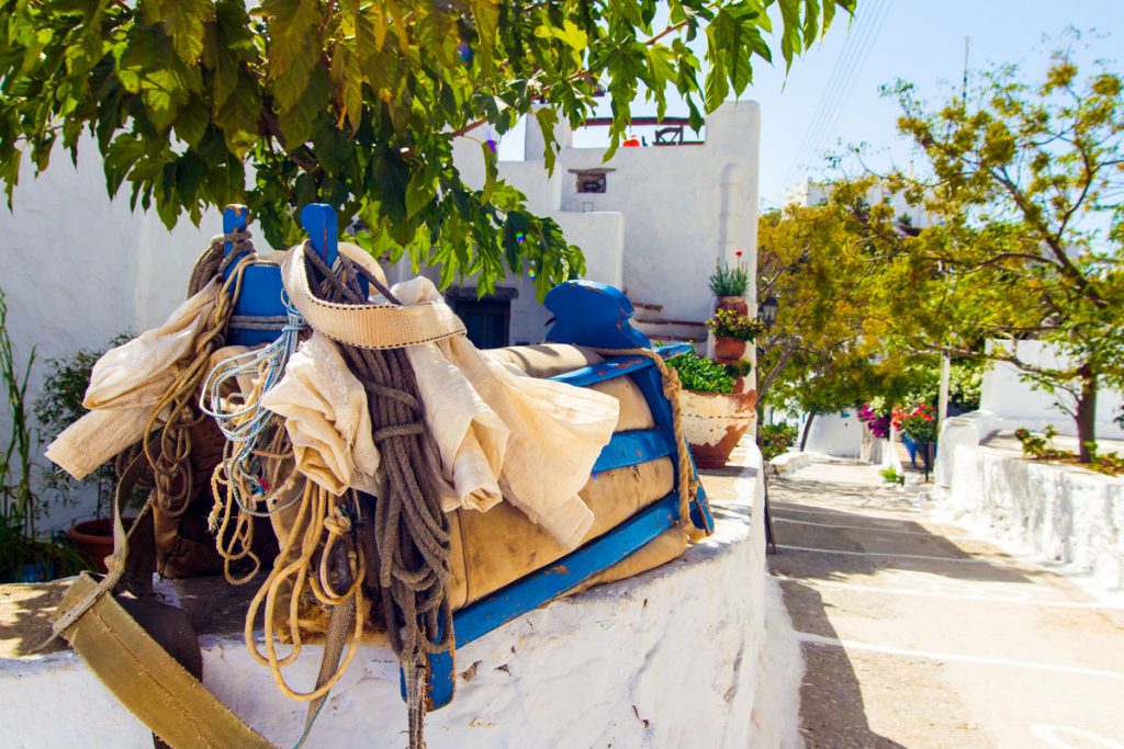 Aegiali auf Amorgos, Griechenland