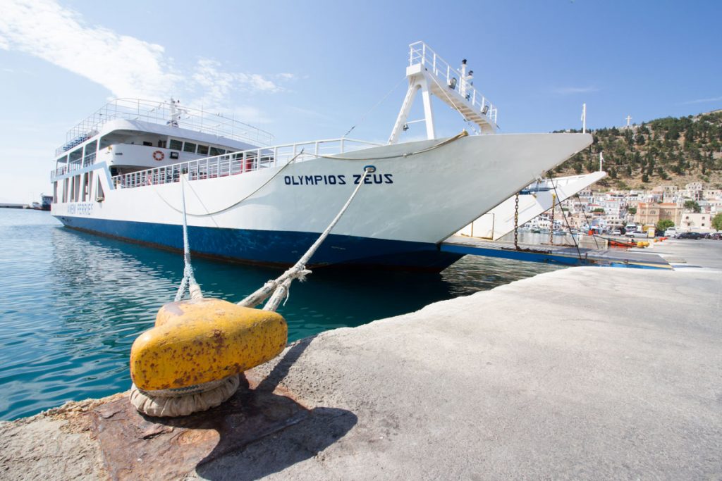 Hafen von Pothia auf Kalymnos, Griechenland