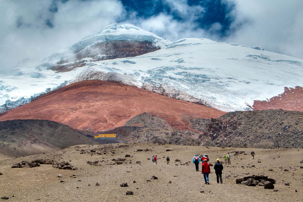 Cotopaxi (5897m) - Weg zur Schutzhütte (4800m)