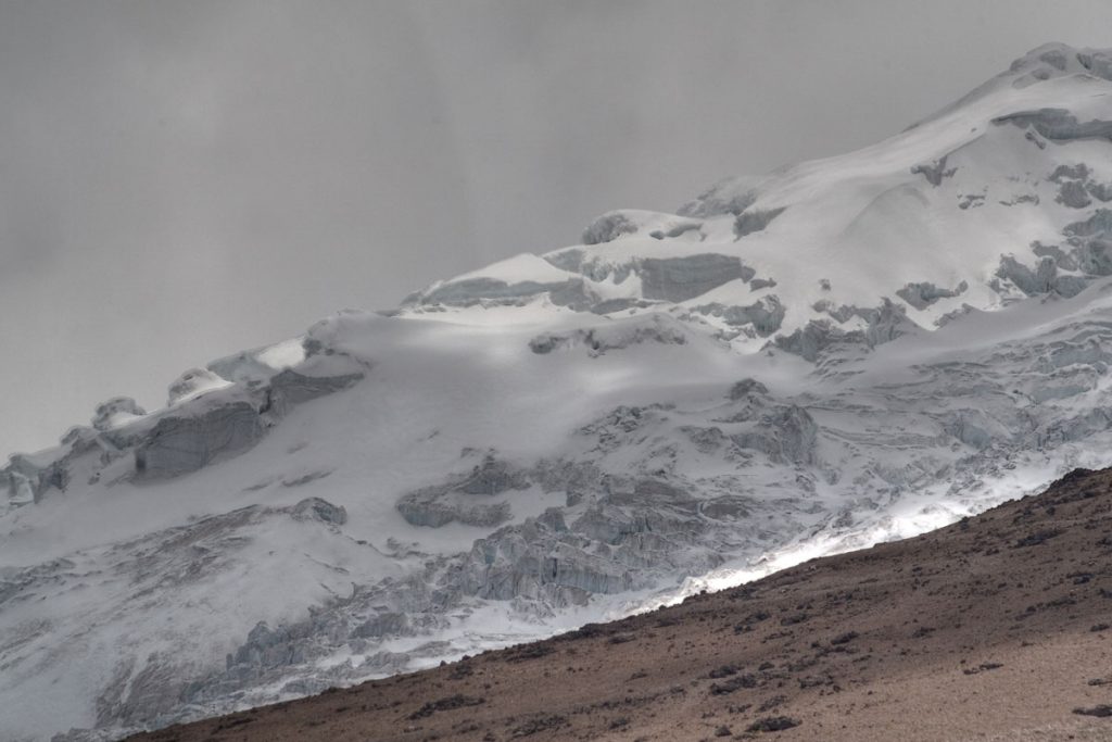 Gletscher am Cotopaxi