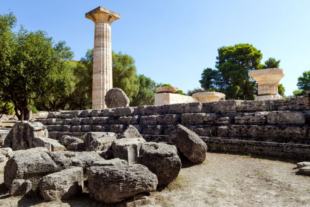 Heratempel von Olympia, Griechenland