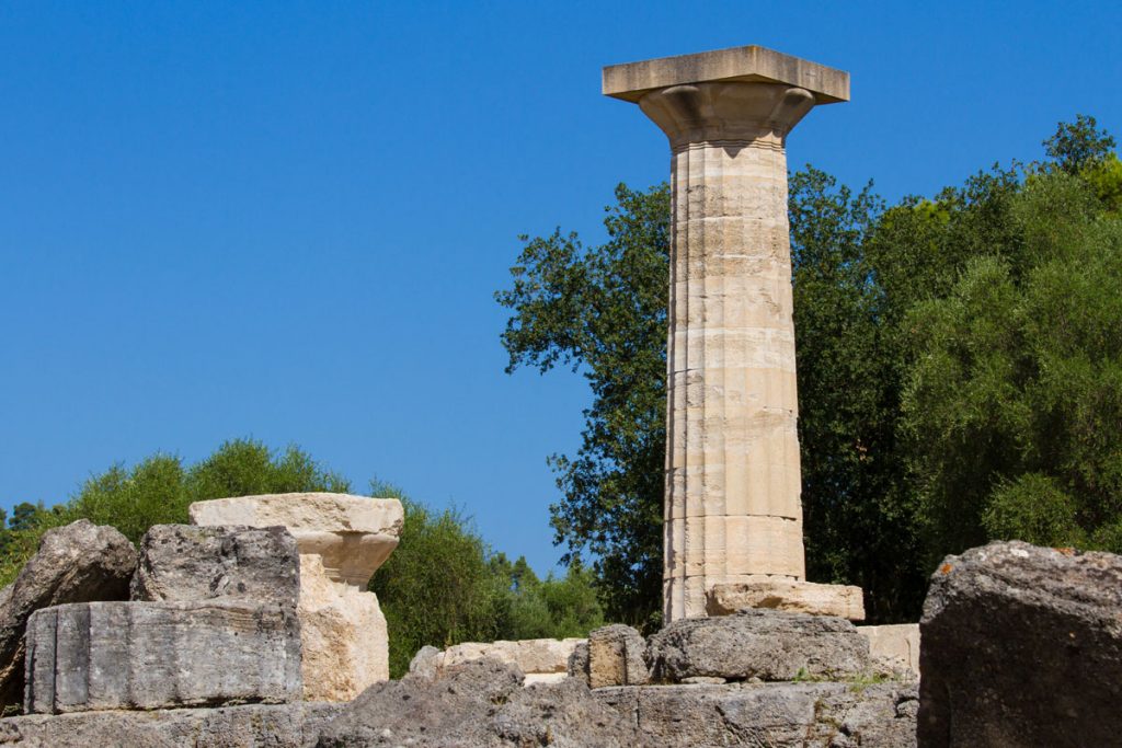 Heratempel von Olympia, Griechenland