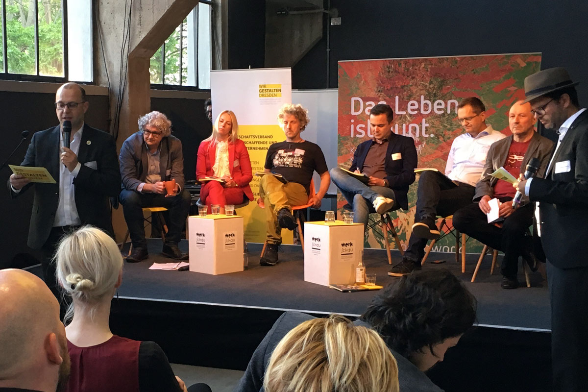 WGD-Wahlveranstaltung Kreativität als Wirtschaftskraft - Dresden hat die Wahl