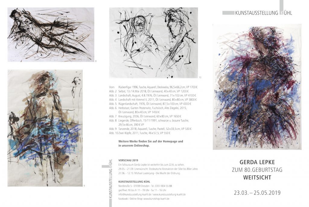 Einladung Ausstellung Gerda Lepke