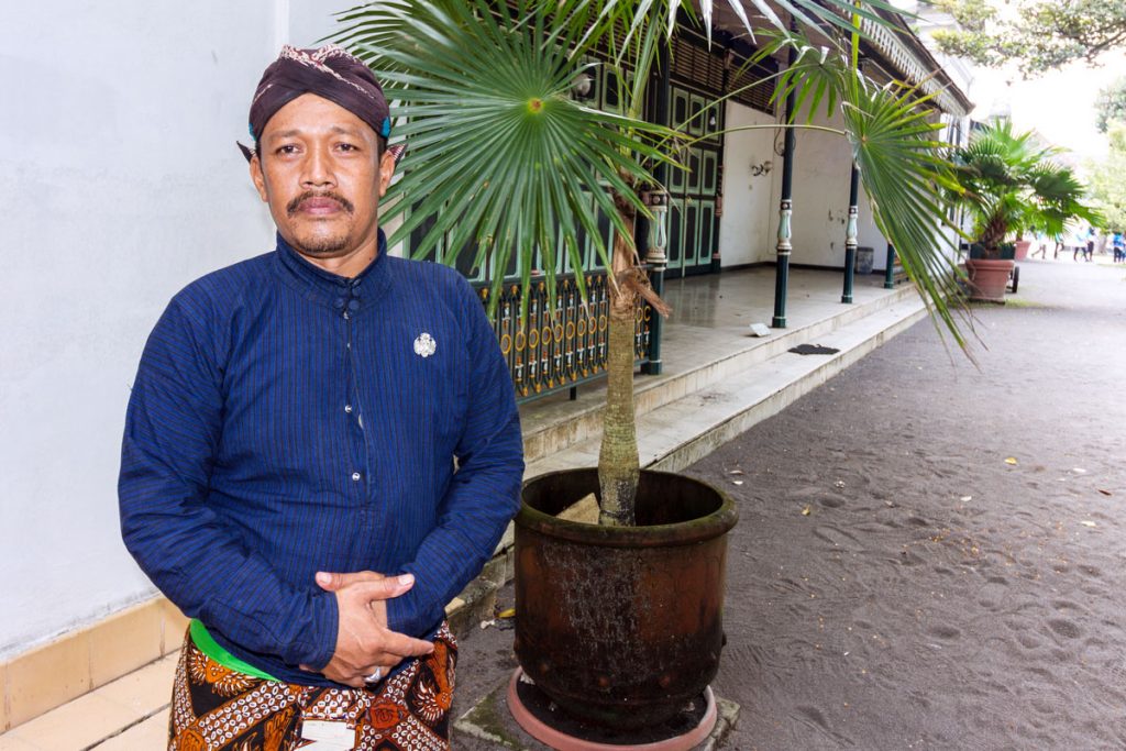Wächter im Sultanspalast, Yogyakarta