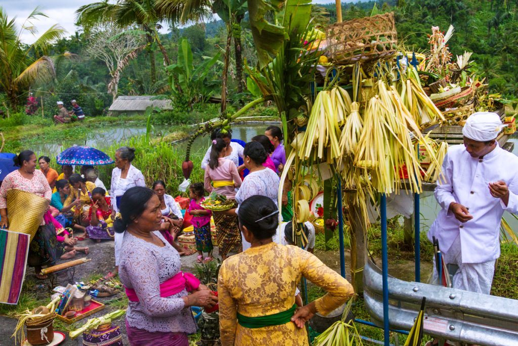 Kleiner Markt in Plaga auf Bali, Indonesien