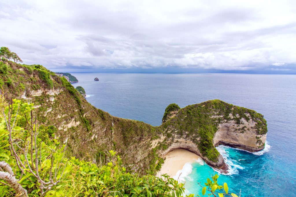 Kelingking Beach auf Nusa Penida als HDR