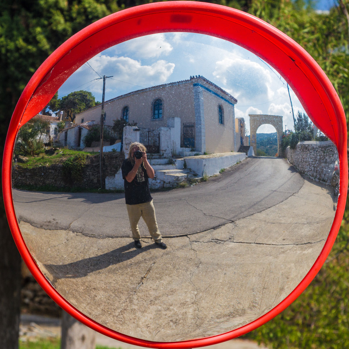 Klaus Heidemann auf Kythira, Griechenland