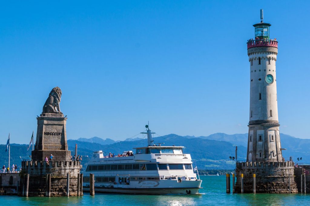 Hafeneinfahrt in Lindau