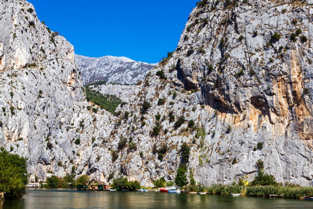 Tal des Flusses Cetina, Omis, Kroatien