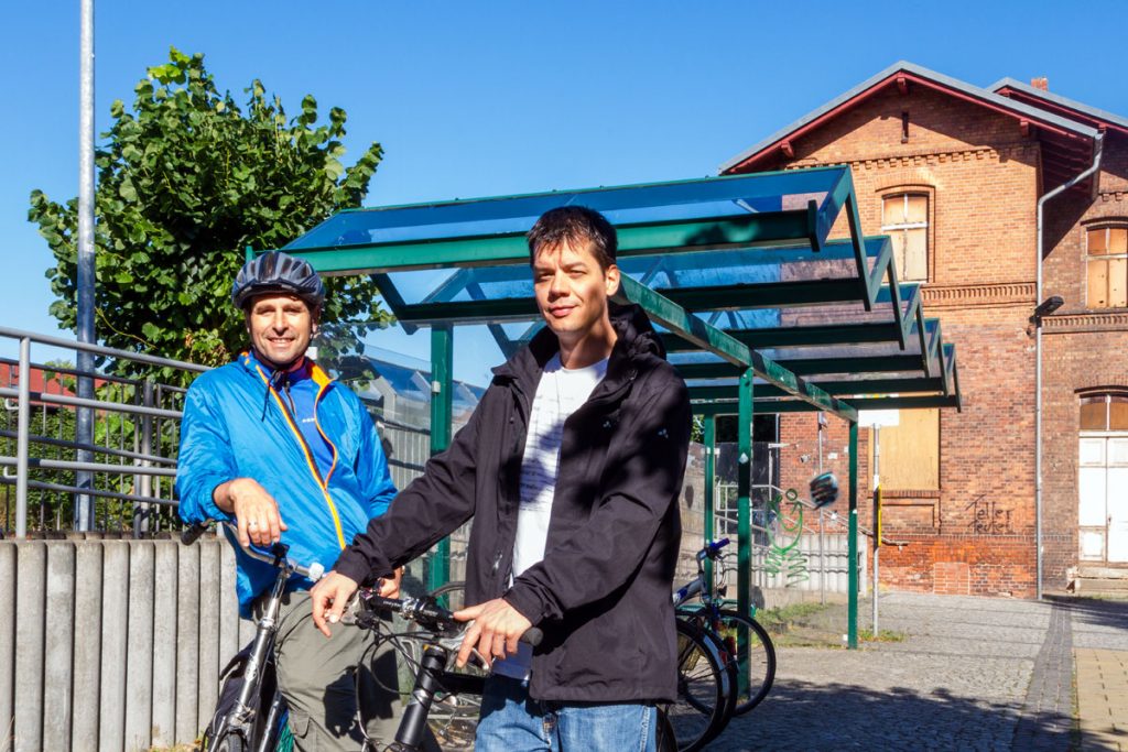 Fotos in Rietschen zum Radverkehrskonzept Oberlausitz