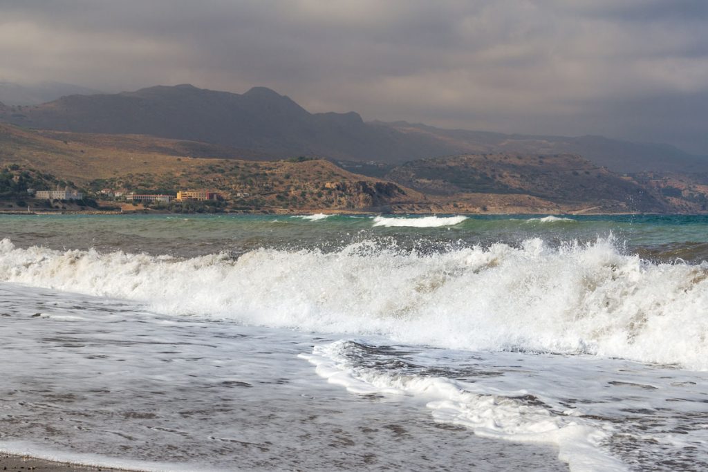 Raue Küste von Kolymbari auf Kreta