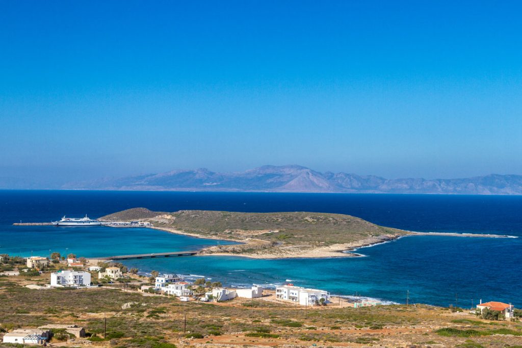 Panoramablick über Diakofti auf Kythira