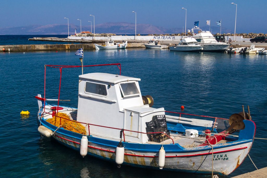 Der Hafen von Aghia Pelagia auf Kythira