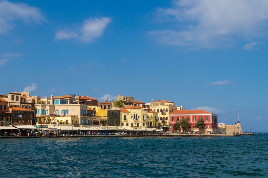 Der Hafen von Chania, Kreta