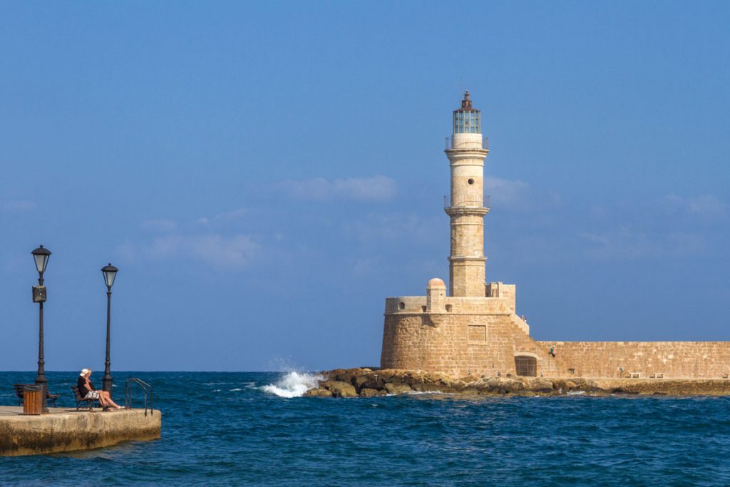 Der Hafen von Chania, Kreta