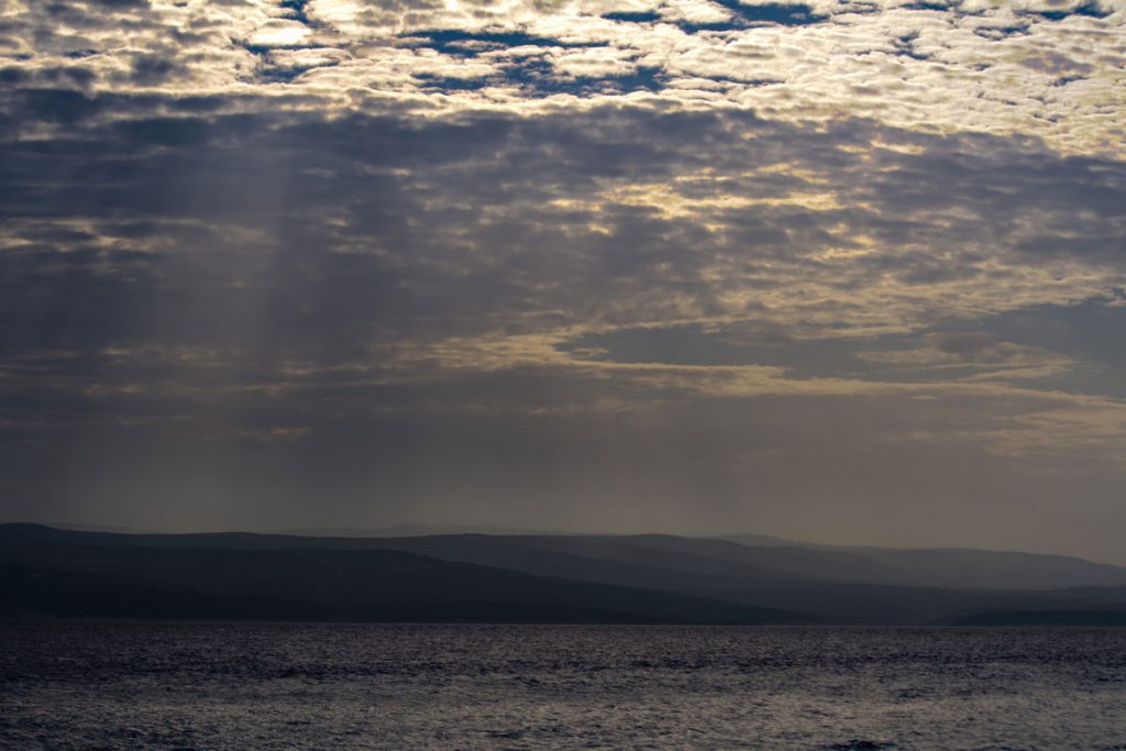 Blick von Baska Vada zur Insel Brac als HDR-Foto