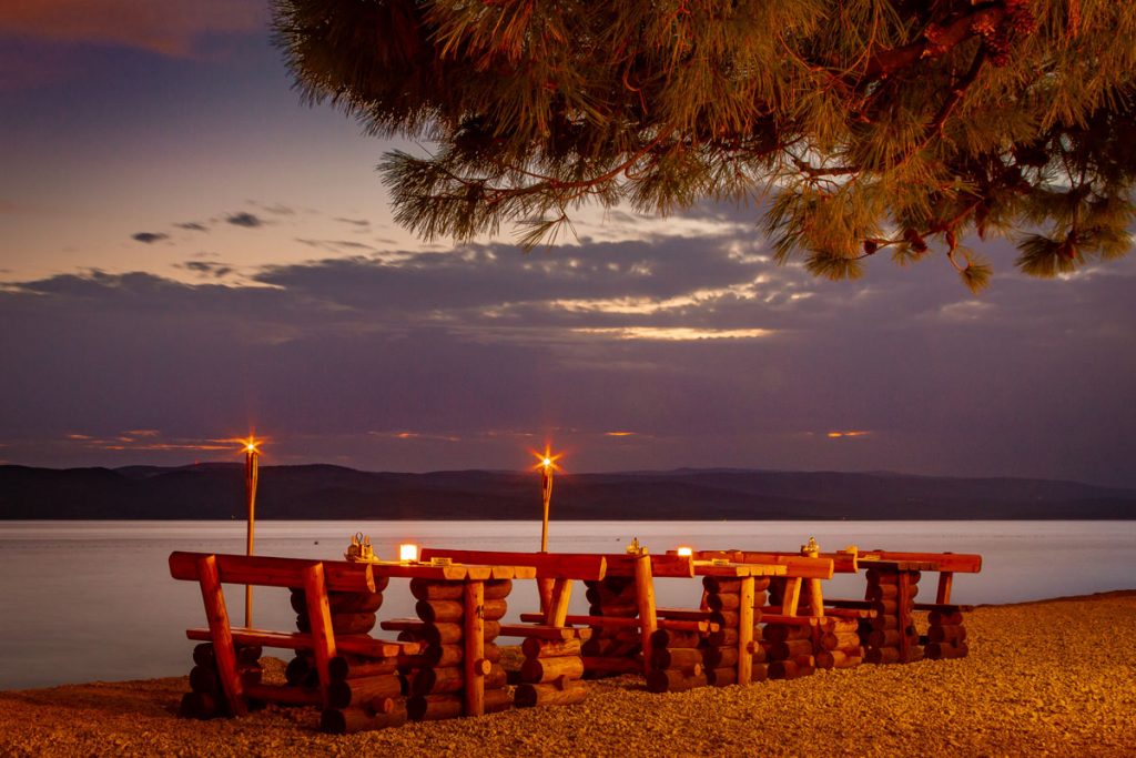Blick von Baska Vada zur Insel Brac
